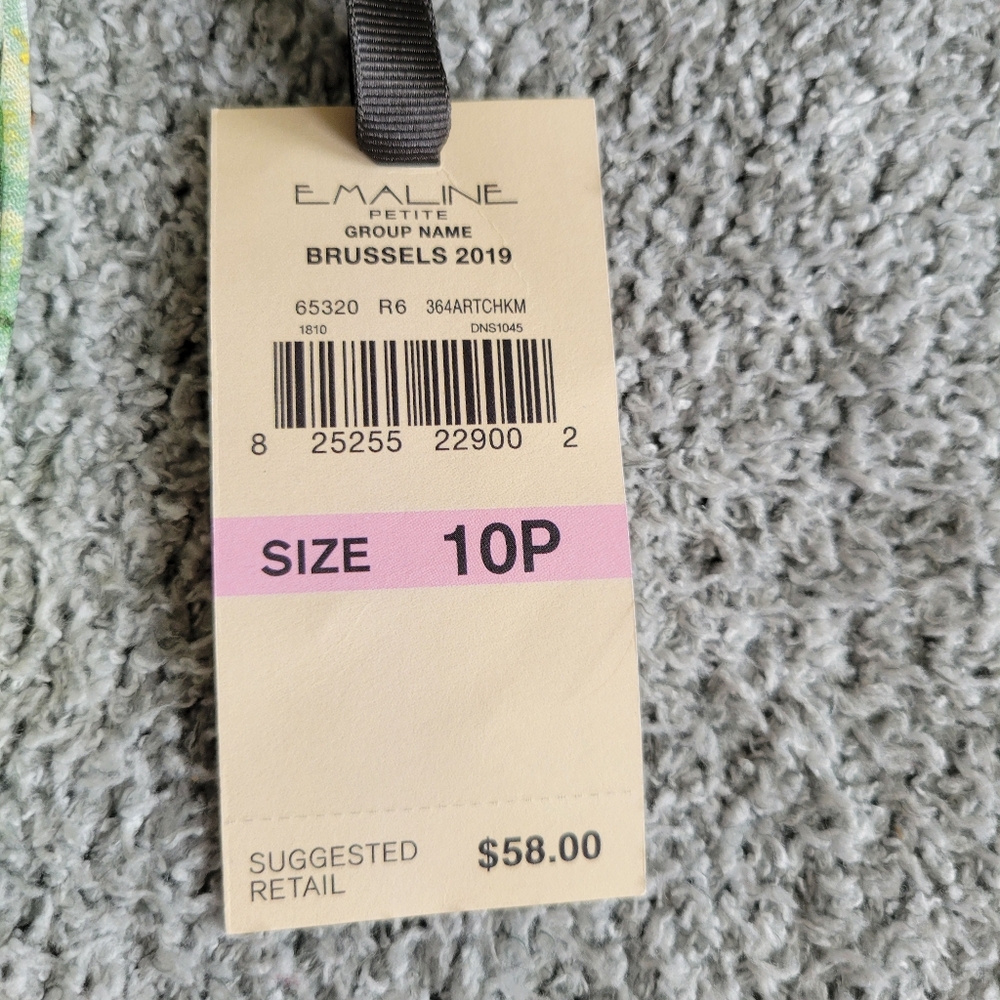 🌼B2G1 3/$20🌼 Emaline Chic Floral Midi Skirt in Green and Yellow 10P - Picture 3 of 5